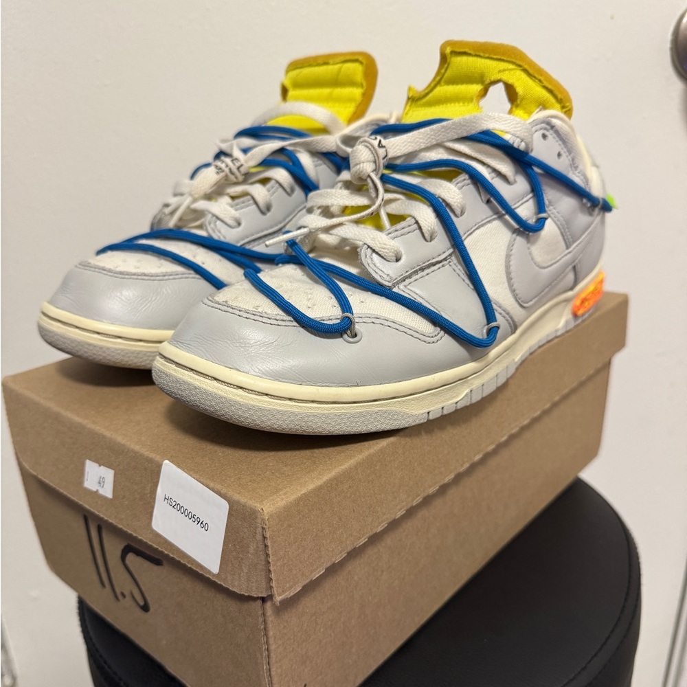 2021 Nike Dunk Low Off-White Lot 10 Size: U.S Men’s 11.5 / USED Replacement BOX